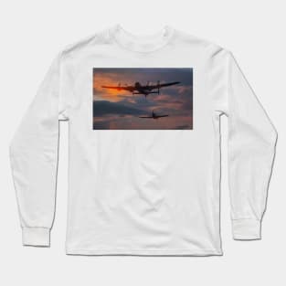 BBMF Lancaster and Hurricane Long Sleeve T-Shirt